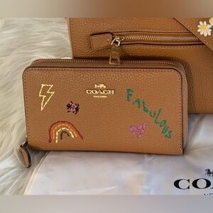 Coach Bifold  Leather Women's Wallet